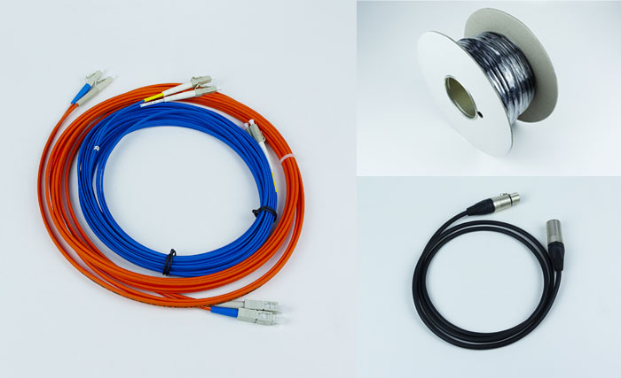 Cables de audio, de datos/fibra